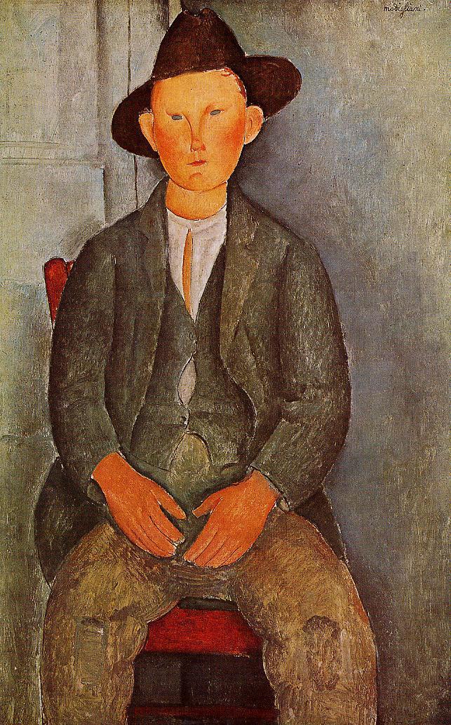 The Little Peasant - Amedeo Modigliani Paintings
